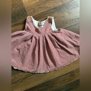 SweetHoney Red Gingham Kids Casual Dress